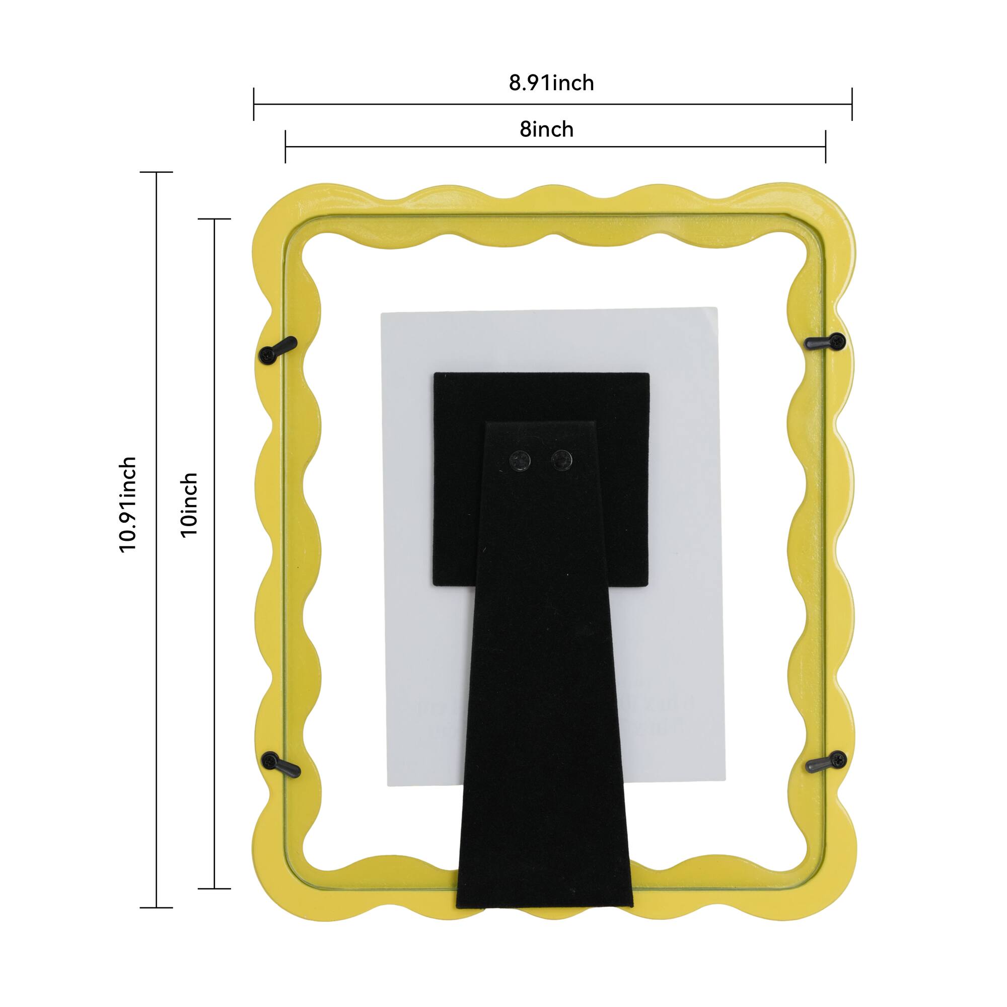 8" x 10" Yellow Wavy Tabletop Frame, Treasured Finds by Ashland®